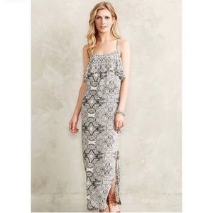 Anthropologie Grey Virginia Vanessa Talitha Casual Maxi Dress